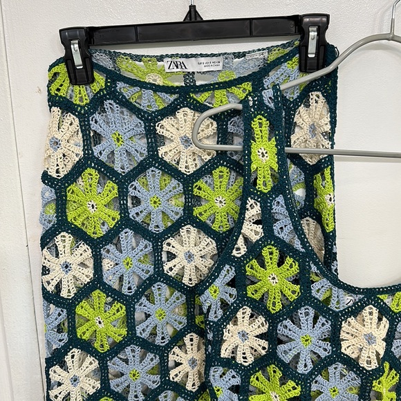 Zara Crochet Knit Top(M) and Skirt(S) - Picture 8 of 13